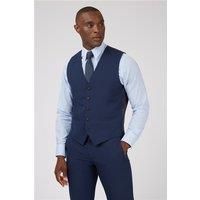 Limehaus Blue Slim Fit Waistcoat