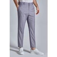 Ted Baker Slim Fit Tucana Mauve Sharkskin Pink Men's Trousers