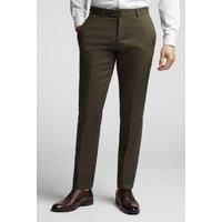 Linen Tailored Fit Suit Trousers