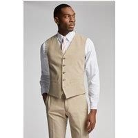 Antique Rogue Slim Fit Sand Waistcoat by Suit Direct