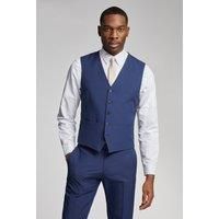 Antique Rogue Slim Fit Bright Blue Waistcoat