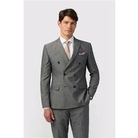 Limehaus Slim Fit Silver Double Breasted Men's Suit Jacket by Suit Direct