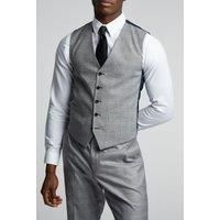 Grey Subtle Check Waistcoat