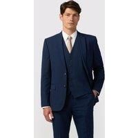 Everyday Occasions Blue Men's Suit Tailored Fit Jacket