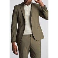 Farah Slim Fit Danbury Pale Moss Green Men's Suit Jacket