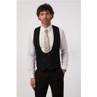 Texture Double Breasted Waistcoat