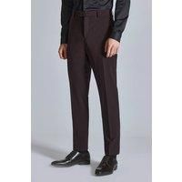 Ted Baker Slim Fit Burgundy Men's Trousers. Red by Suit Direct