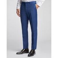 Slim Fit Sharkskin Trousers
