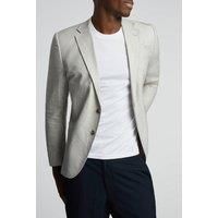 Pale Single Breasted Blazer Patch Pocket