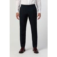 Limehaus Men's Slim Fit Trousers in Navy | Size: 36L