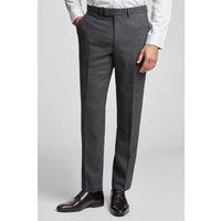 Ted Baker Slim Fit Charcoal Grey Semi Plain Men's Trousers by Suit Direct