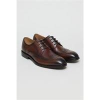 Racing Green 1990 Wilson Derby Brogues 10 Brown by Suit Direct