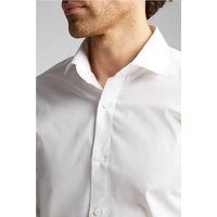 White Limehaus Mens Regular Fit Shirt, Long Sleeve by Suit Direct