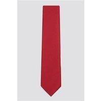 Limehaus Regular Plain Tie Red by Suit Direct