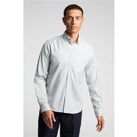 Melka Grey Button Down Collar Overshirt by Suit Direct