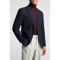 Melka Navy Blue Mens Slim Fit Casual Formal Blazer by Suit Direct