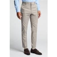 Farah Slim Fit Austin Putty Flannel Men's Suit Trousers. Grey by Suit Direct