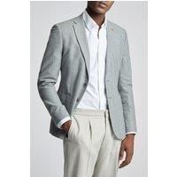 Farah Slim Fit Porter Grey Herringbone Mens Casual Formal Blazer by Suit Direct
