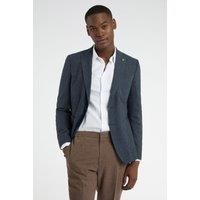Farah Slim Fit Byers Airforce Blue Flannel Men's Suit Jacket by Suit Direct