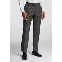 Alexandre of England Tailored Fit Fawn Flannel Men's Trousers. Grey by Suit Direct