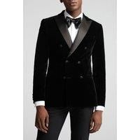 Slim Fit Velvet Jacket