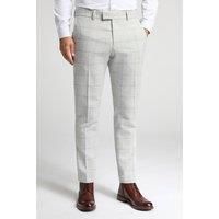 Slim Fit Check Tweed Trousers