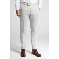 Slim Fit Check Tweed Trousers