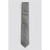 Limehaus Grey Pindot Tie Grey - Ideal For Weddings by Suit Direct