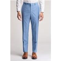 Tilson Slim Fit Airforce Blue Sharkskin Suit Trouser