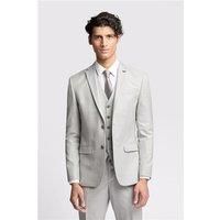 Ted Baker Slim Fit Lowry Light Grey Sharkskin Men's Suit Jacket