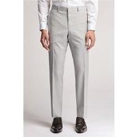 Lowry Slim Fit Light Grey Sharkskin Suit Trouser