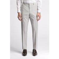 Lowry Slim Fit Light Grey Sharkskin Suit Trouser