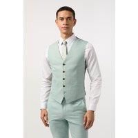 Antique Rogue Slim Fit Blake Seafoam Waistcoat by Suit Direct