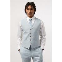 Blake Pale Blue Slim Fit Waistcoat