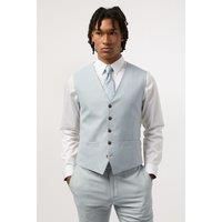 Blake Pale Blue Slim Fit Waistcoat