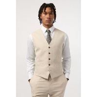 Blake Ecru Slim Waistcoat