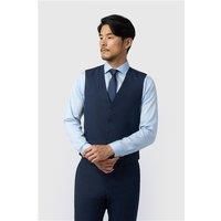 Limehaus Regular Fit Navy Blue Stretch Waistcoat by Suit Direct