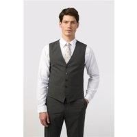 Limehaus Regular Fit Charcoal Grey Stretch Waistcoat by Suit Direct