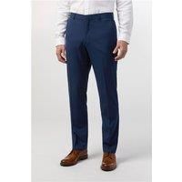 Limehaus Regular Fit Blue Stretch Men's Trousers by Suit Direct