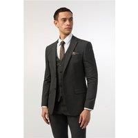 Limehaus Skinny Fit Charcoal Grey Stretch Men's Suit Jacket