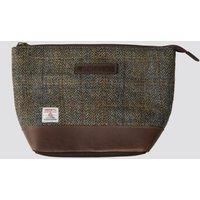 Sophos Harris Tweed Brown Wash Bag by Suit Direct