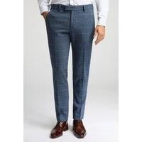 Slim Fit Check Tweed Trousers
