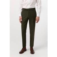 Antique Rogue Slim Fit Hooper Green And Blue Check Tweed Men's Trousers by Suit Direct