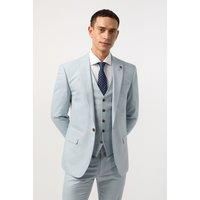 Blake Pale Blue Slim Fit Jacket