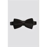 Limehaus Black Velvet Bow Tie Black by Suit Direct