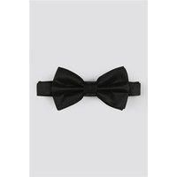 Limehaus Black Lurex Bow Tie Black by Suit Direct