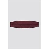 Limehaus Burgundy Cummerbund by Suit Direct