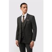 Limehaus Slim Fit Charcoal Grey Stretch Men's Suit Jacket