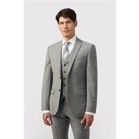 Alexandre Tailored Fit Cool Grey Texture Men's Suit Jacket