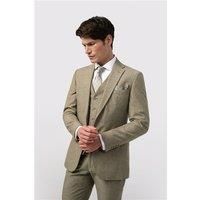 Alexandre Tailored Fit Sage Linen Green Men's Suit Jacket